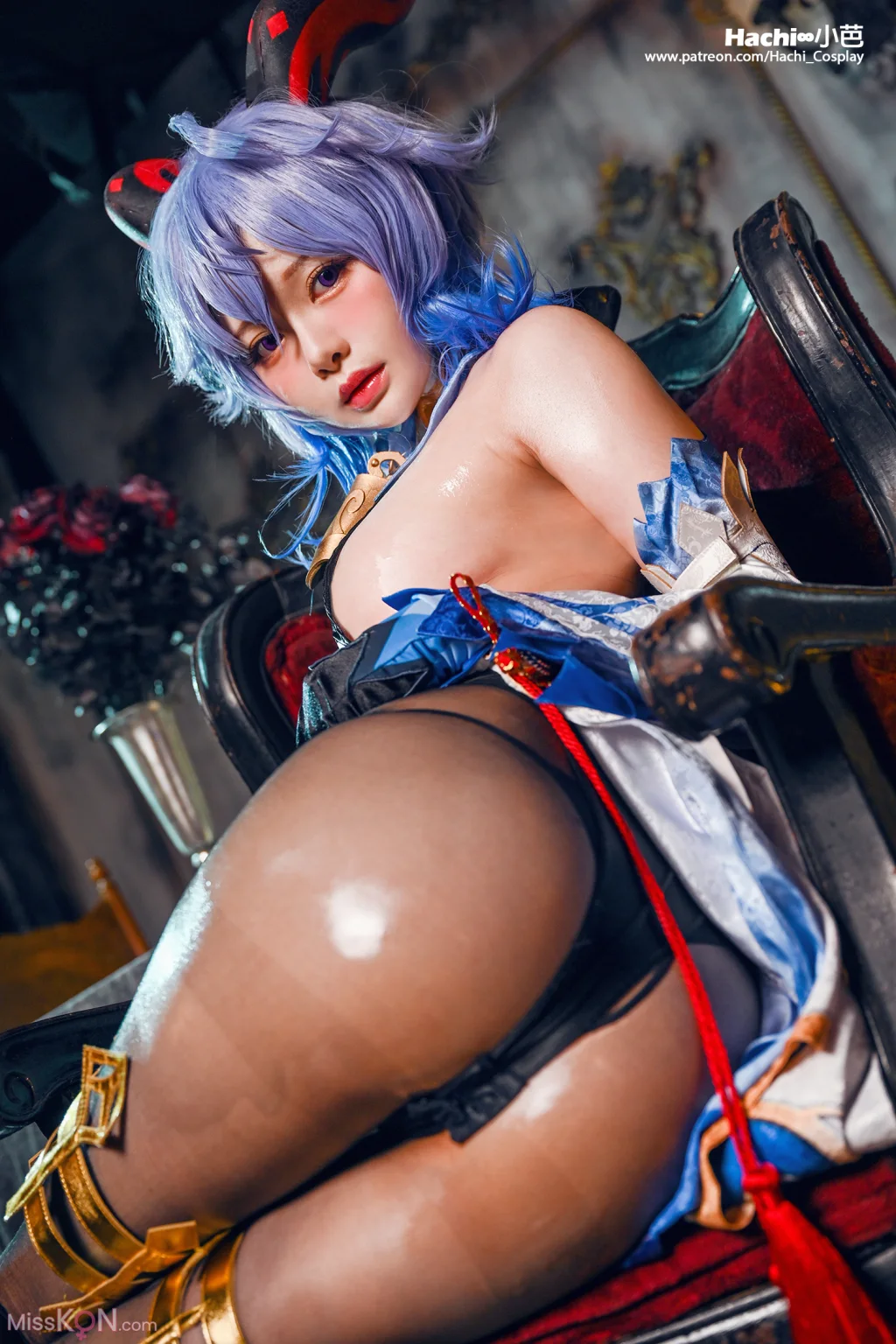 Coser@Hachi_小芭: Ganyu (15 photos)
