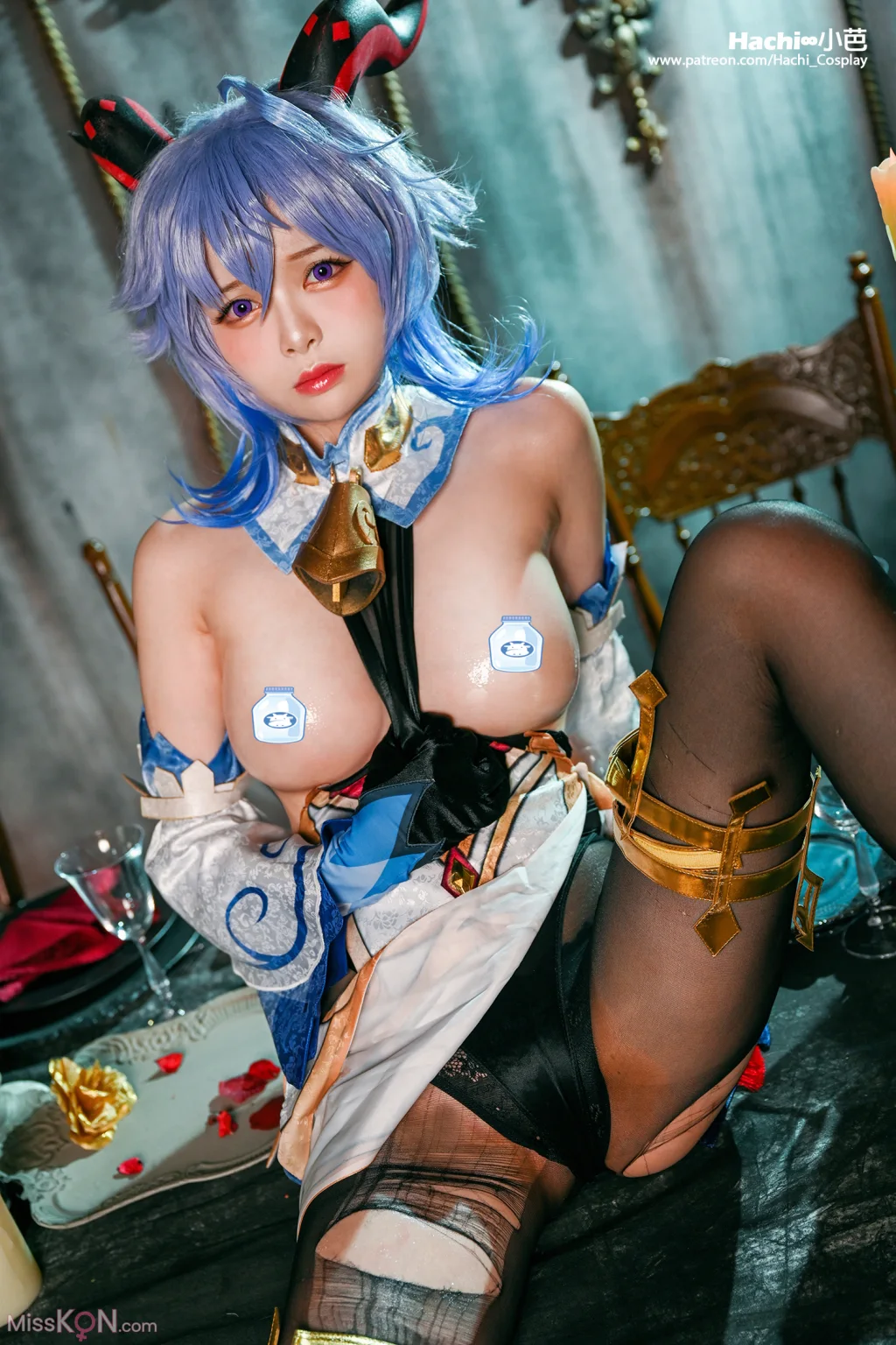 Coser@Hachi_小芭: Ganyu (15 photos)