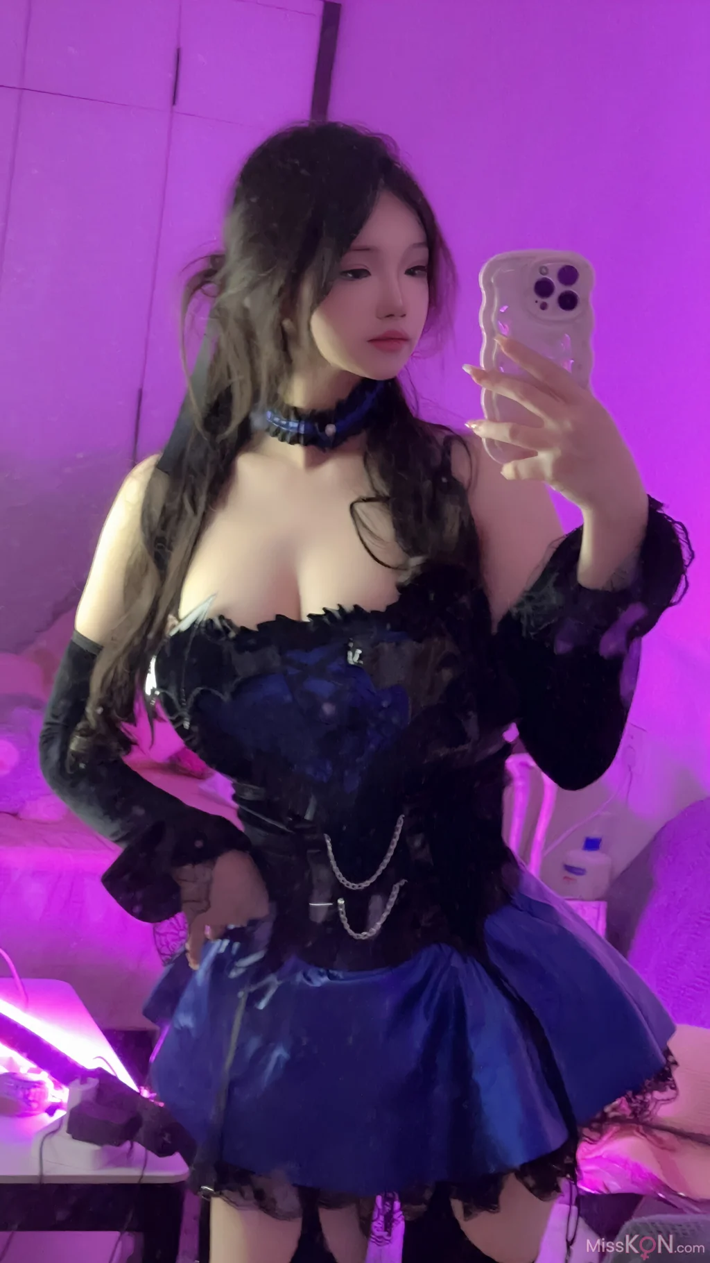 Coser@雪晴Astra: 蓝色蕾丝短裙 (53 photos + 1 video) – Page 3