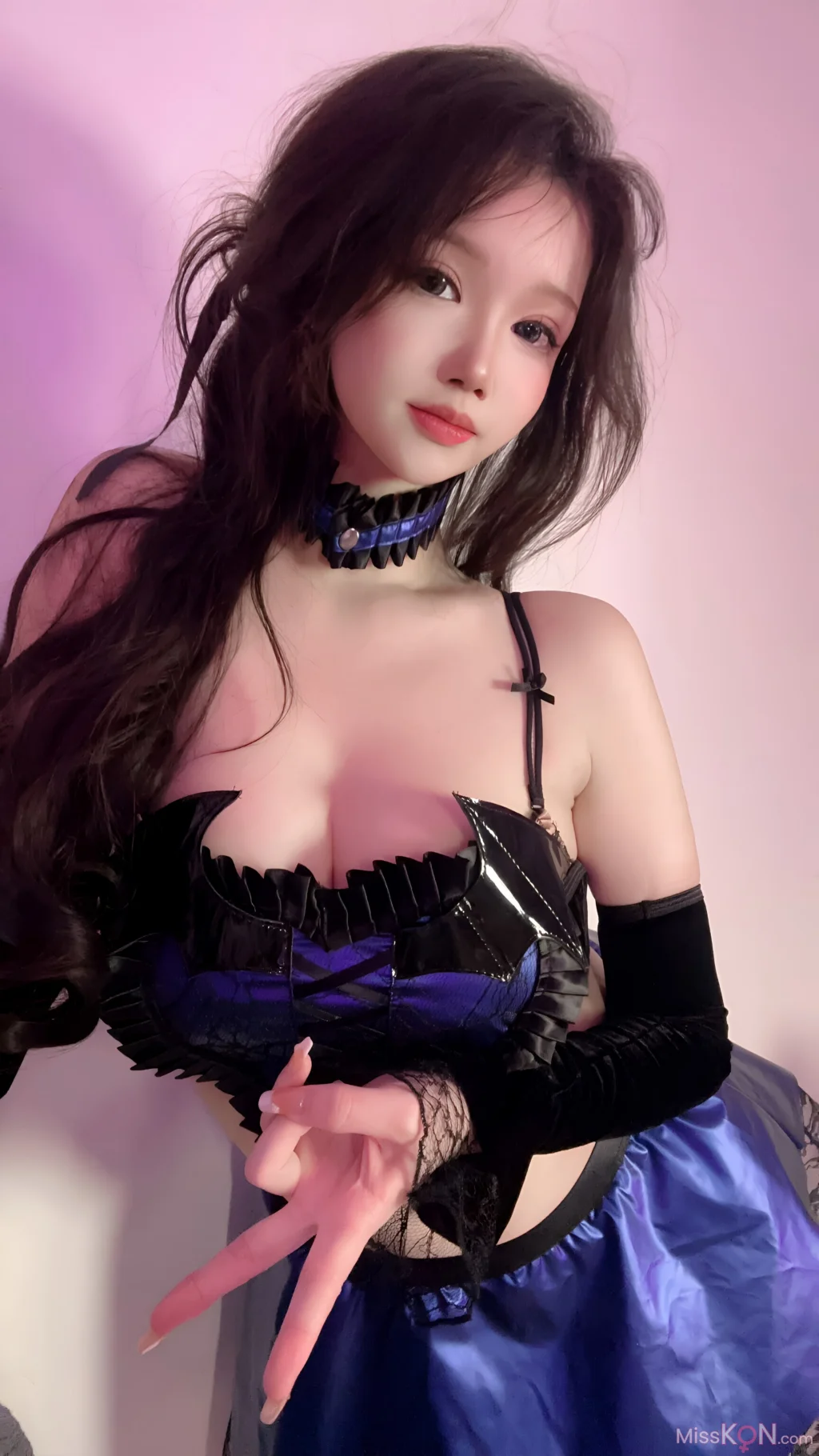 Coser@雪晴Astra: 蓝色蕾丝短裙 (53 photos + 1 video) – Page 3
