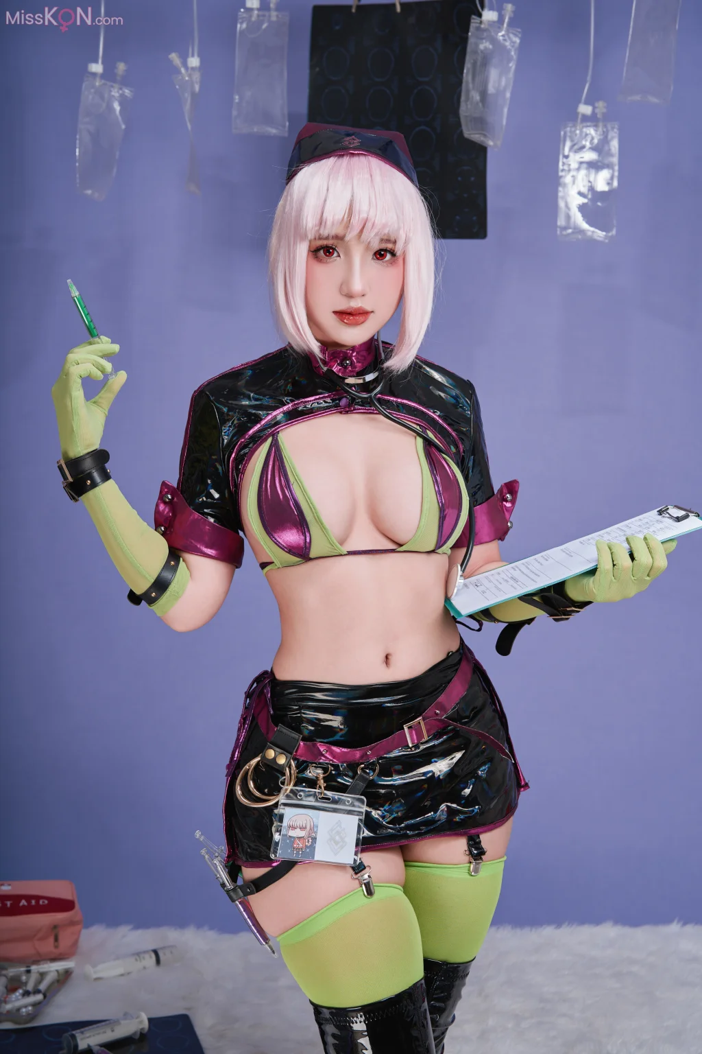 Coser@PuyPuy: Nightingale Halloween (91 photos)