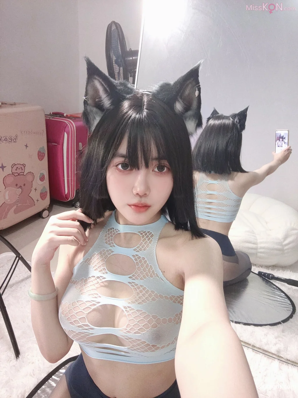 Coser@高桥千凛: 兽耳透视黑丝 (78 photos + 11 videos) – Page 2