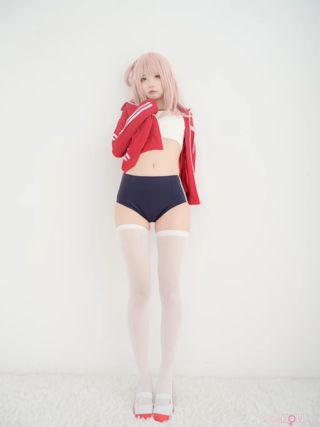 Coser@五更百鬼: 舰长 体操服 猫耳 (25 photos) – Page 2