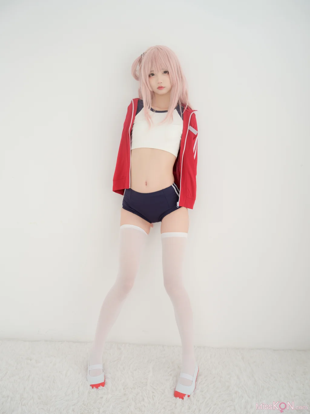 Coser@五更百鬼: 舰长 体操服 猫耳 (25 photos) – Page 2