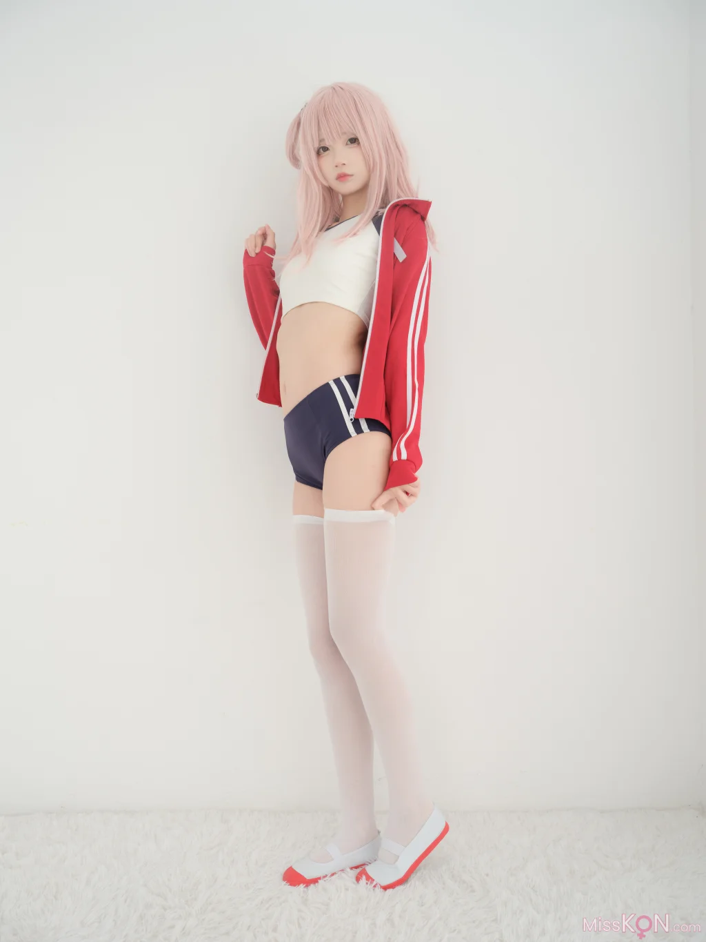 Coser@五更百鬼: 舰长 体操服 猫耳 (25 photos) – Page 2