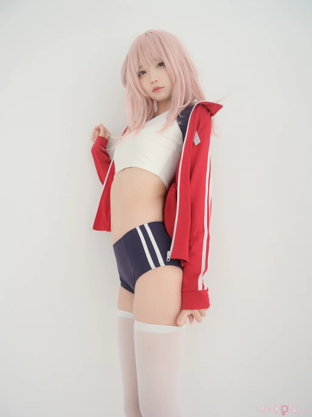 Coser@五更百鬼: 舰长 体操服 猫耳 (25 photos) – Page 2
