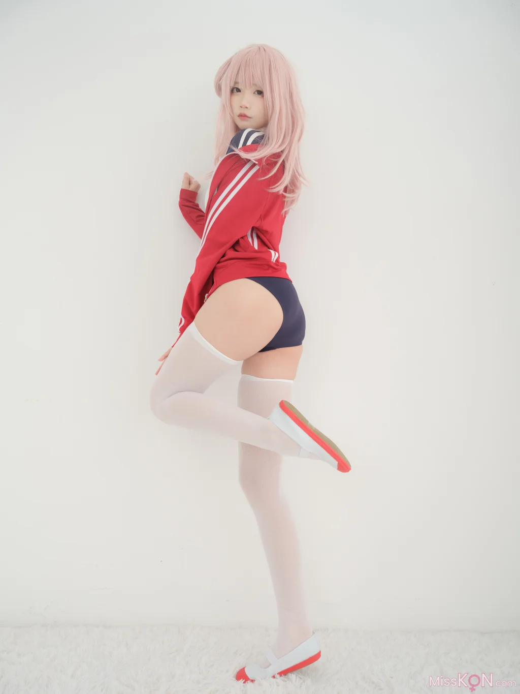 Coser@五更百鬼: 舰长 体操服 猫耳 (25 photos) – Page 2