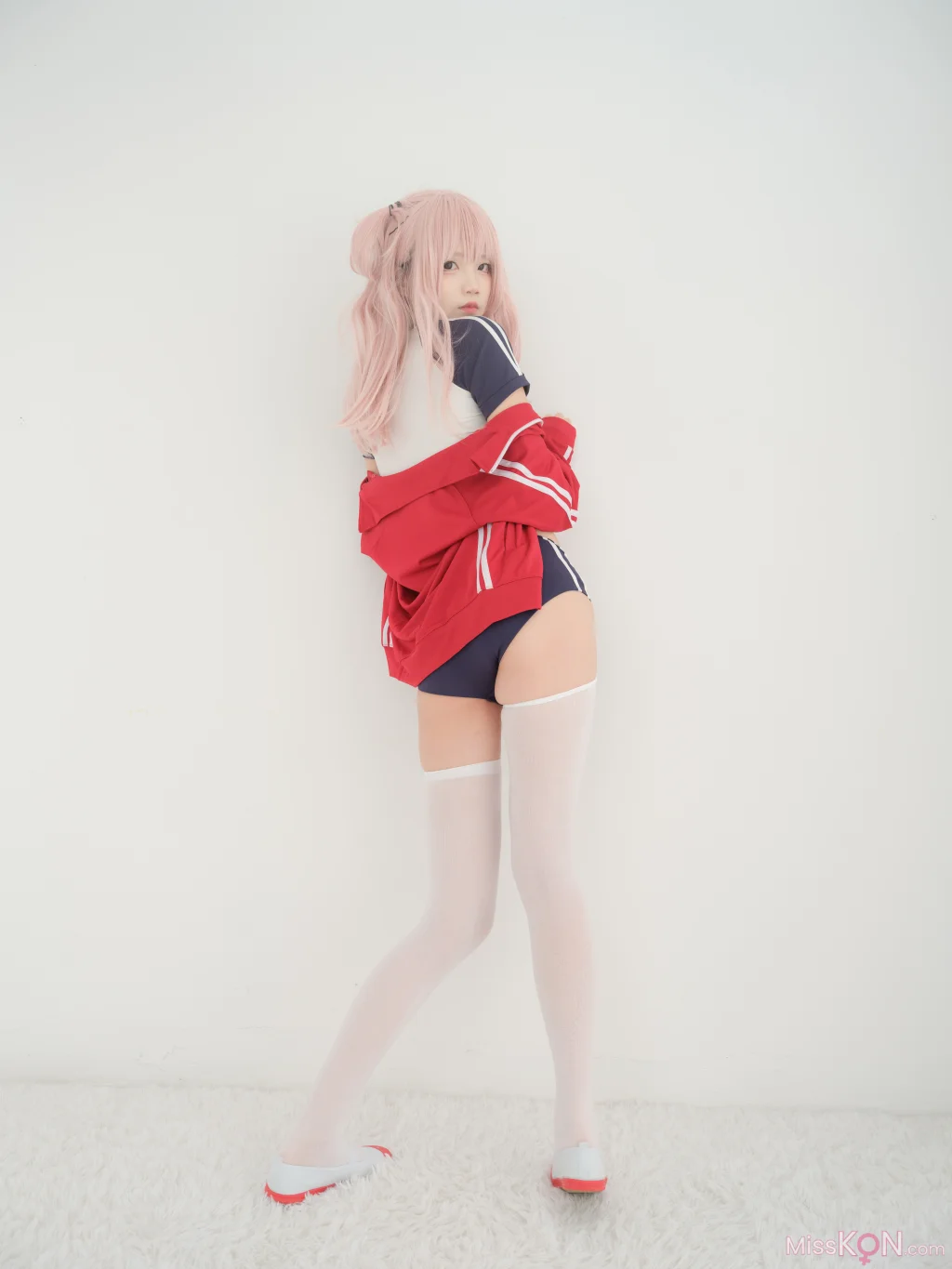 Coser@五更百鬼: 舰长 体操服 猫耳 (25 photos) – Page 2