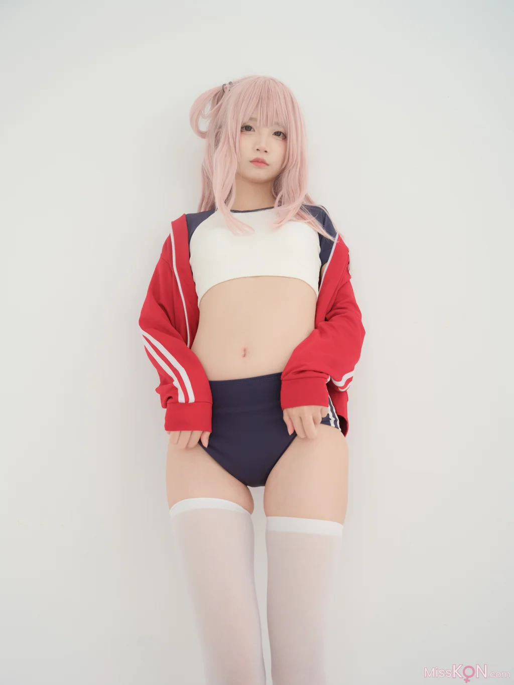 Coser@五更百鬼: 舰长 体操服 猫耳 (25 photos) – Page 2