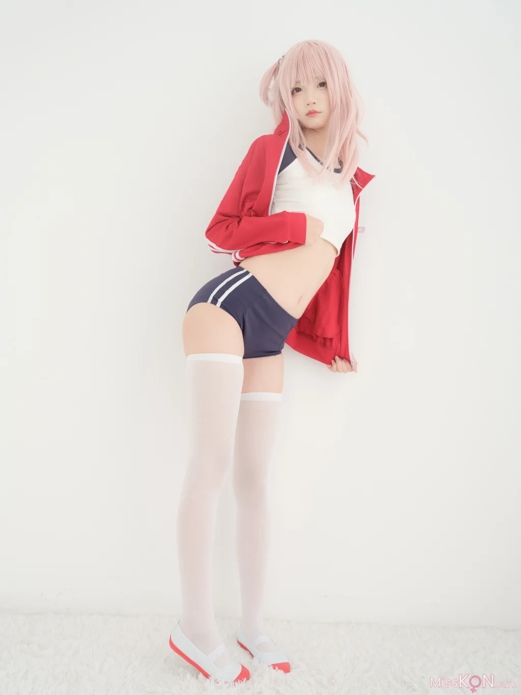 Coser@五更百鬼: 舰长 体操服 猫耳 (25 photos) – Page 2