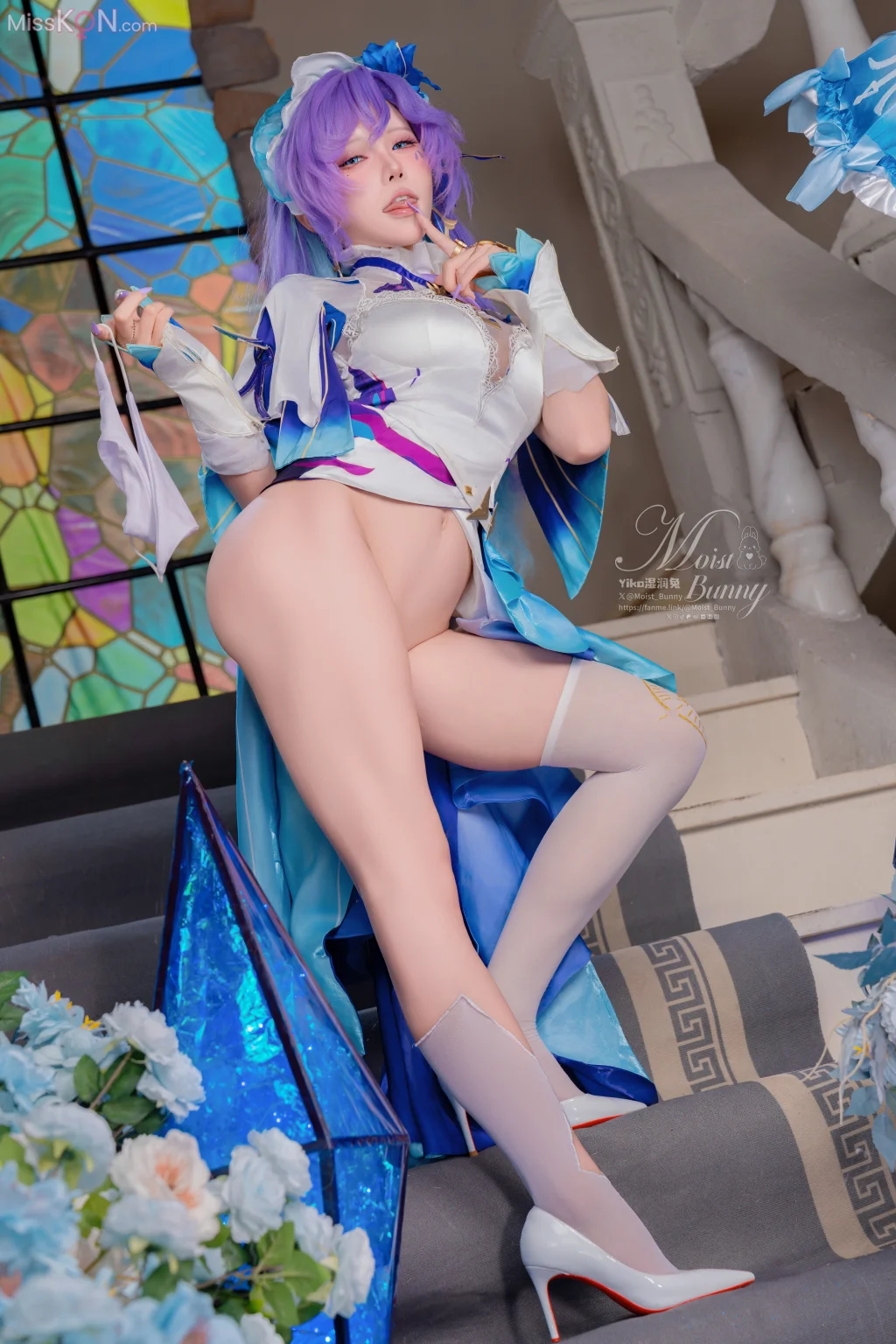 Coser@黏黏团子兔: 09月作品 鸣潮坎特蕾拉 (115 photos + 3 videos)