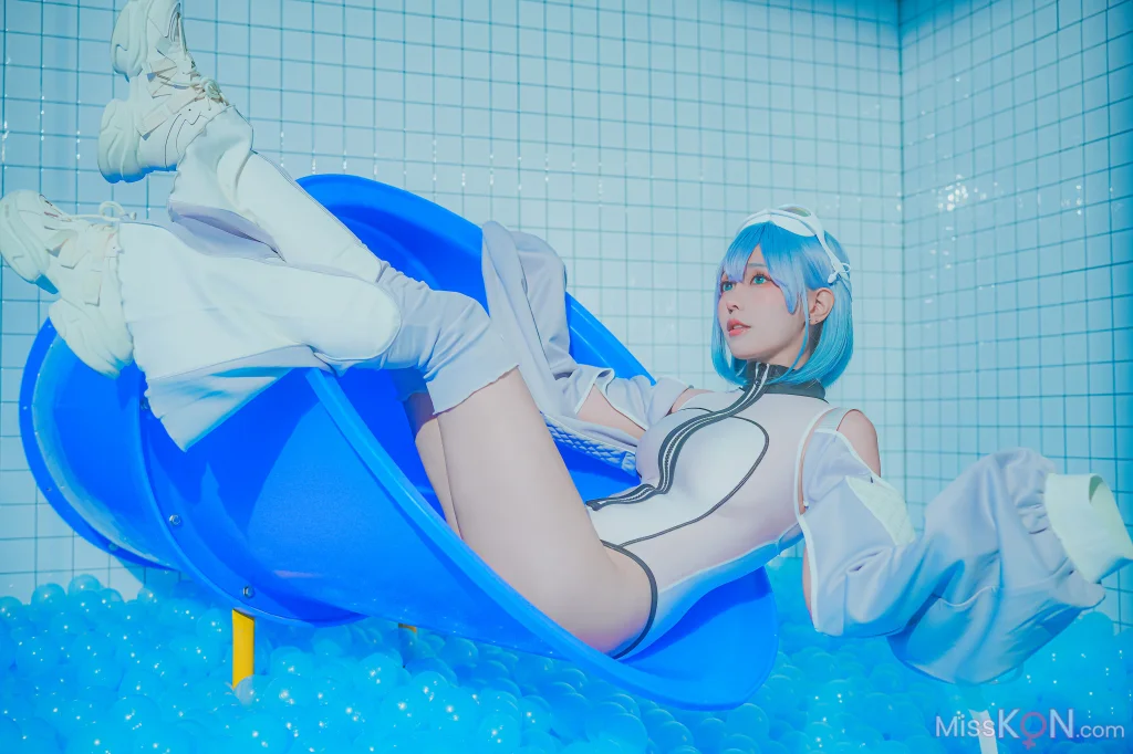 Coser@Ely_eee (ElyEE子): Clear Blue Drift (33 photos + 4 videos) – Page 2