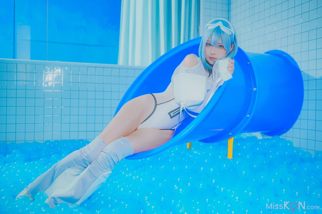 Coser@Ely_eee (ElyEE子): Clear Blue Drift (33 photos + 4 videos) – Page 2