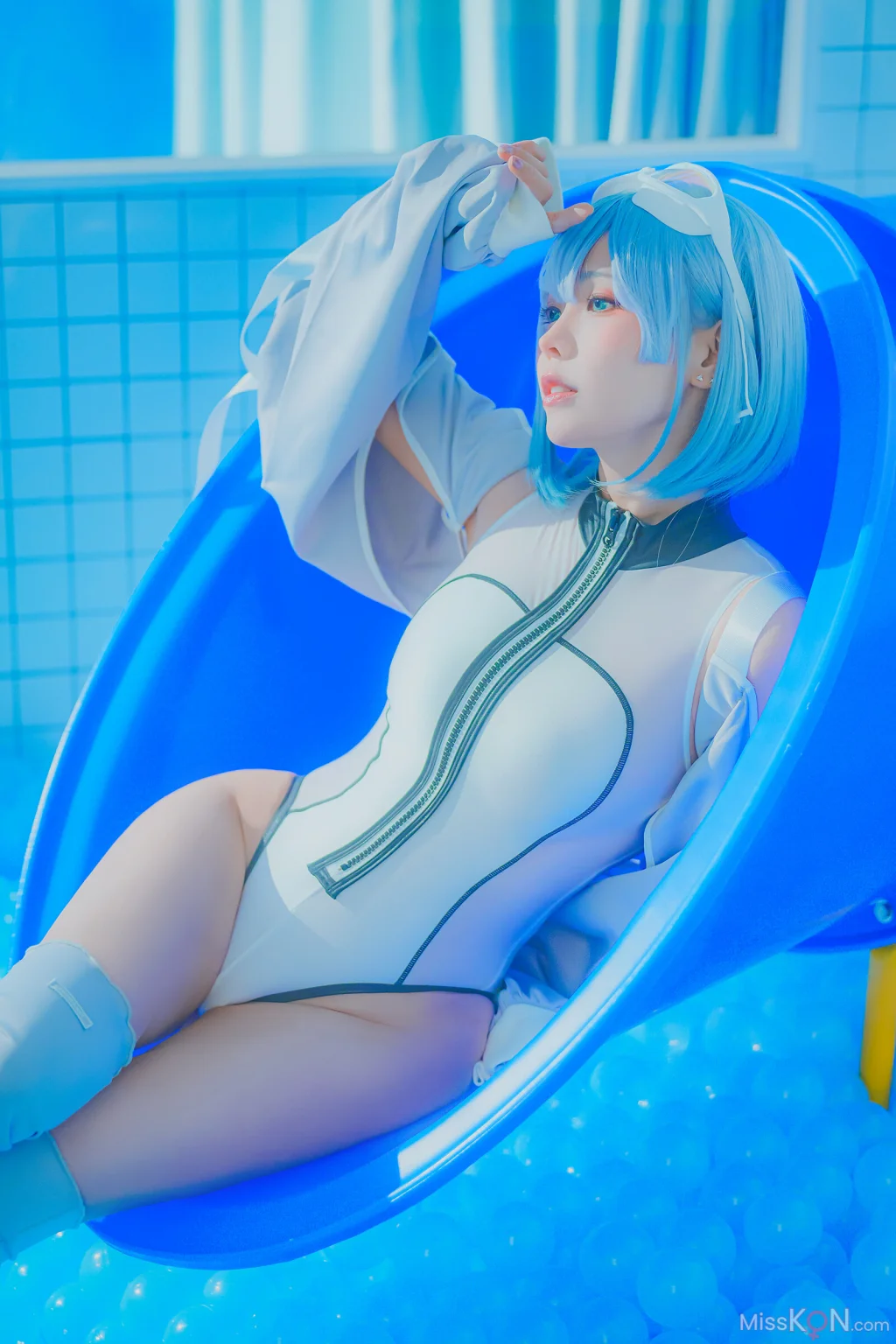Coser@Ely_eee (ElyEE子): Clear Blue Drift (33 photos + 4 videos) – Page 2
