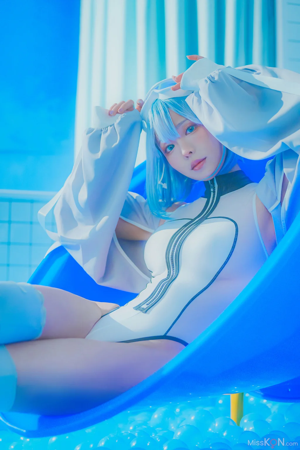 Coser@Ely_eee (ElyEE子): Clear Blue Drift (33 photos + 4 videos) – Page 2