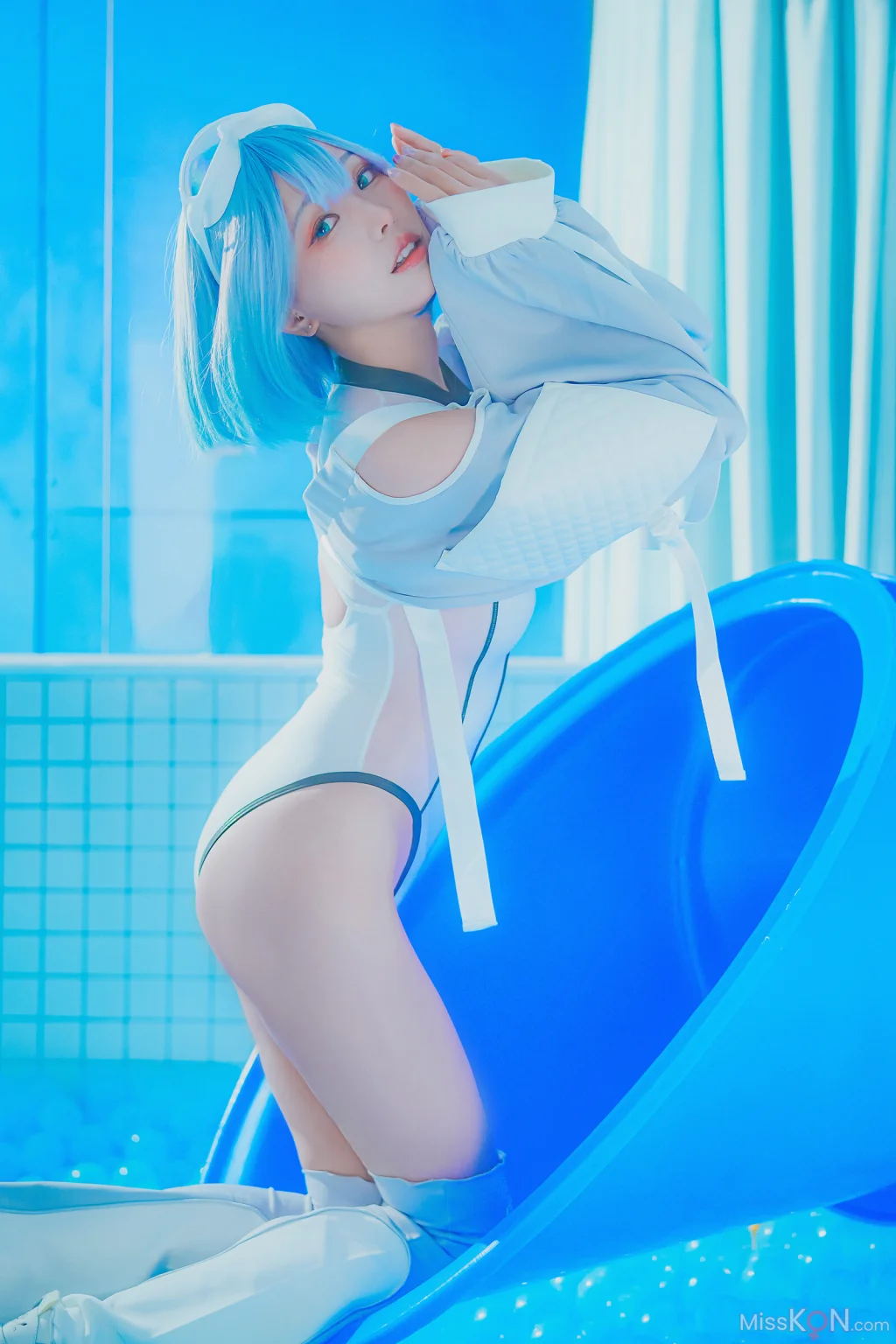 Coser@Ely_eee (ElyEE子): Clear Blue Drift (33 photos + 4 videos) – Page 3