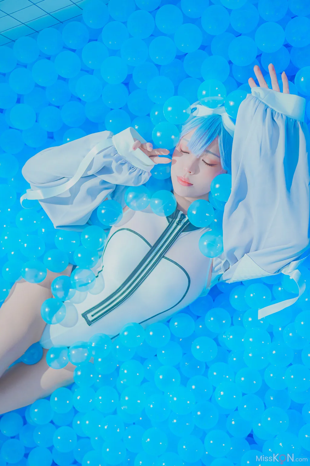 Coser@Ely_eee (ElyEE子): Clear Blue Drift (33 photos + 4 videos) – Page 3