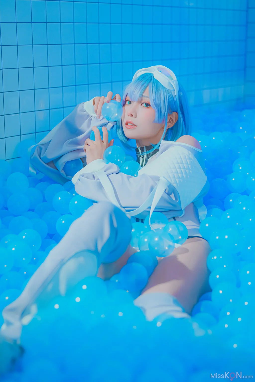 Coser@Ely_eee (ElyEE子): Clear Blue Drift (33 photos + 4 videos) – Page 3