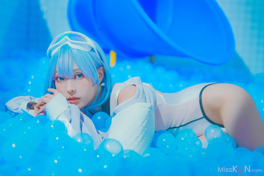 Coser@Ely_eee (ElyEE子): Clear Blue Drift (33 photos + 4 videos) – Page 3