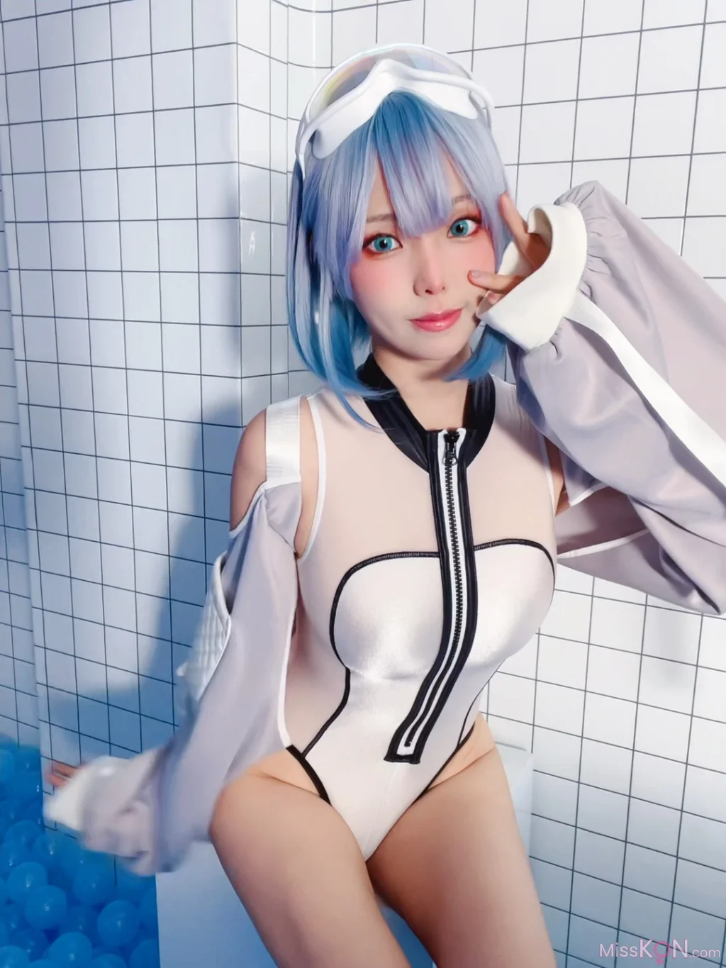 Coser@Ely_eee (ElyEE子): Clear Blue Drift (33 photos + 4 videos) – Page 3