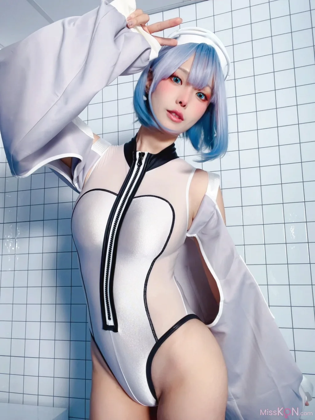 Coser@Ely_eee (ElyEE子): Clear Blue Drift (33 photos + 4 videos) – Page 3