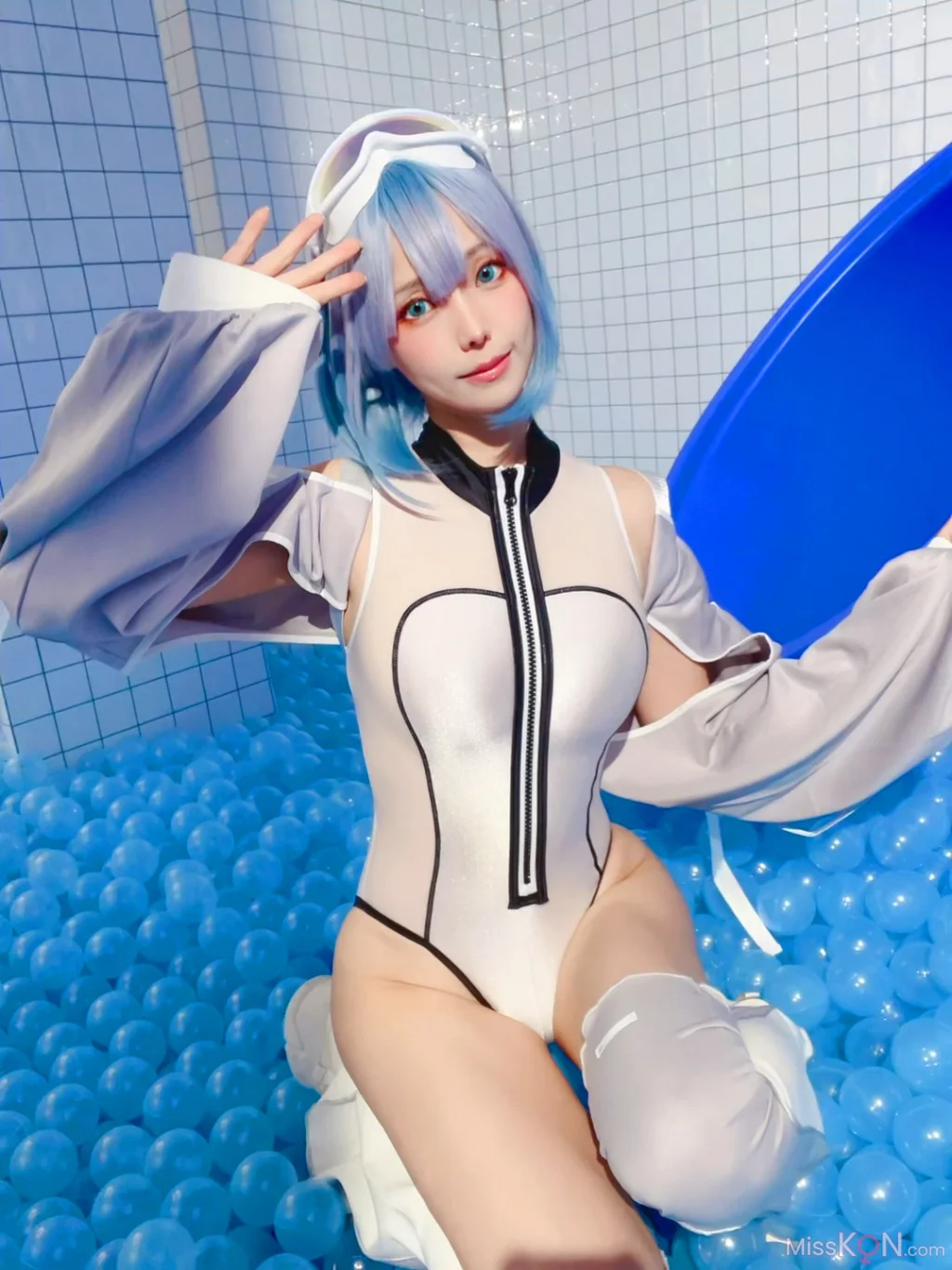Coser@Ely_eee (ElyEE子): Clear Blue Drift (33 photos + 4 videos) – Page 3
