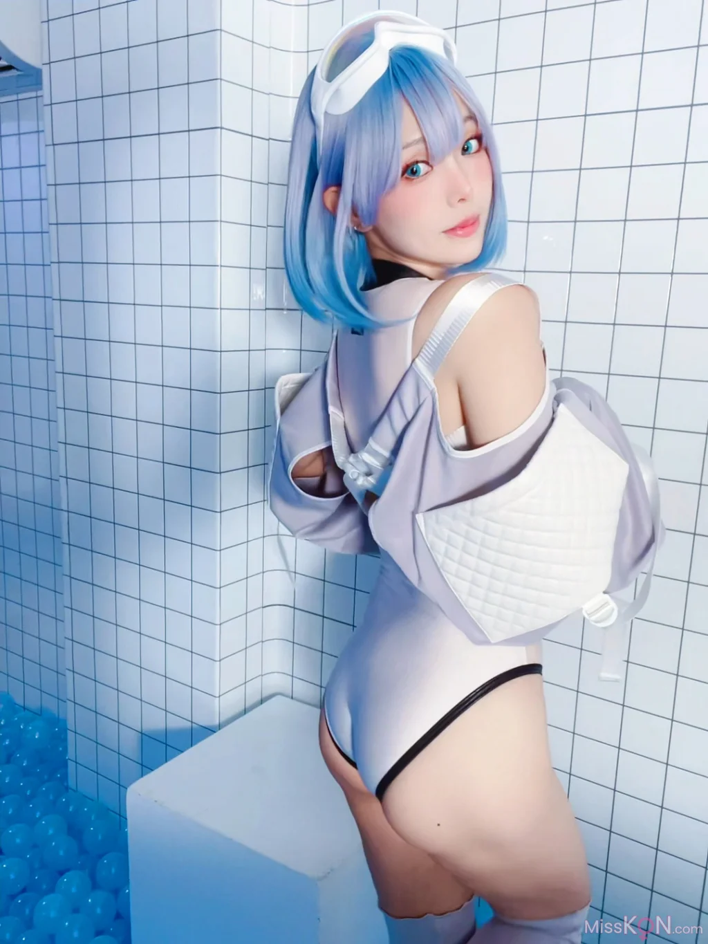 Coser@Ely_eee (ElyEE子): Clear Blue Drift (33 photos + 4 videos) – Page 3