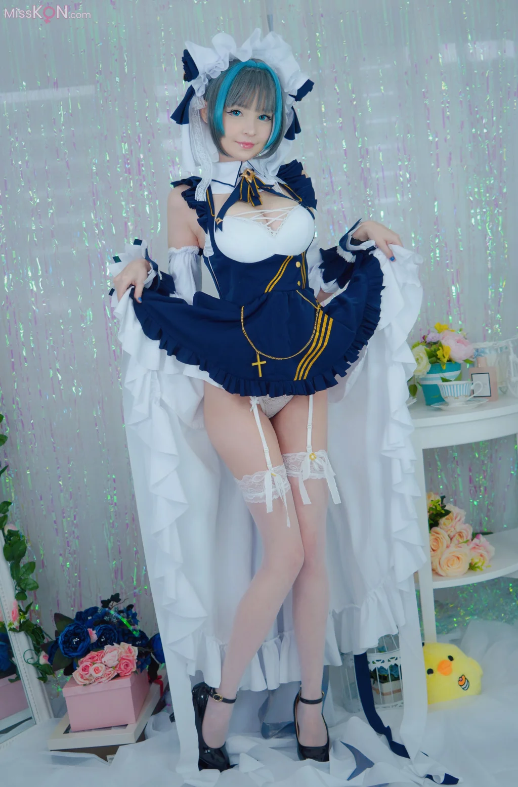 Coser@Hidori Rose: Azur Lane Cheshire (30 photos)