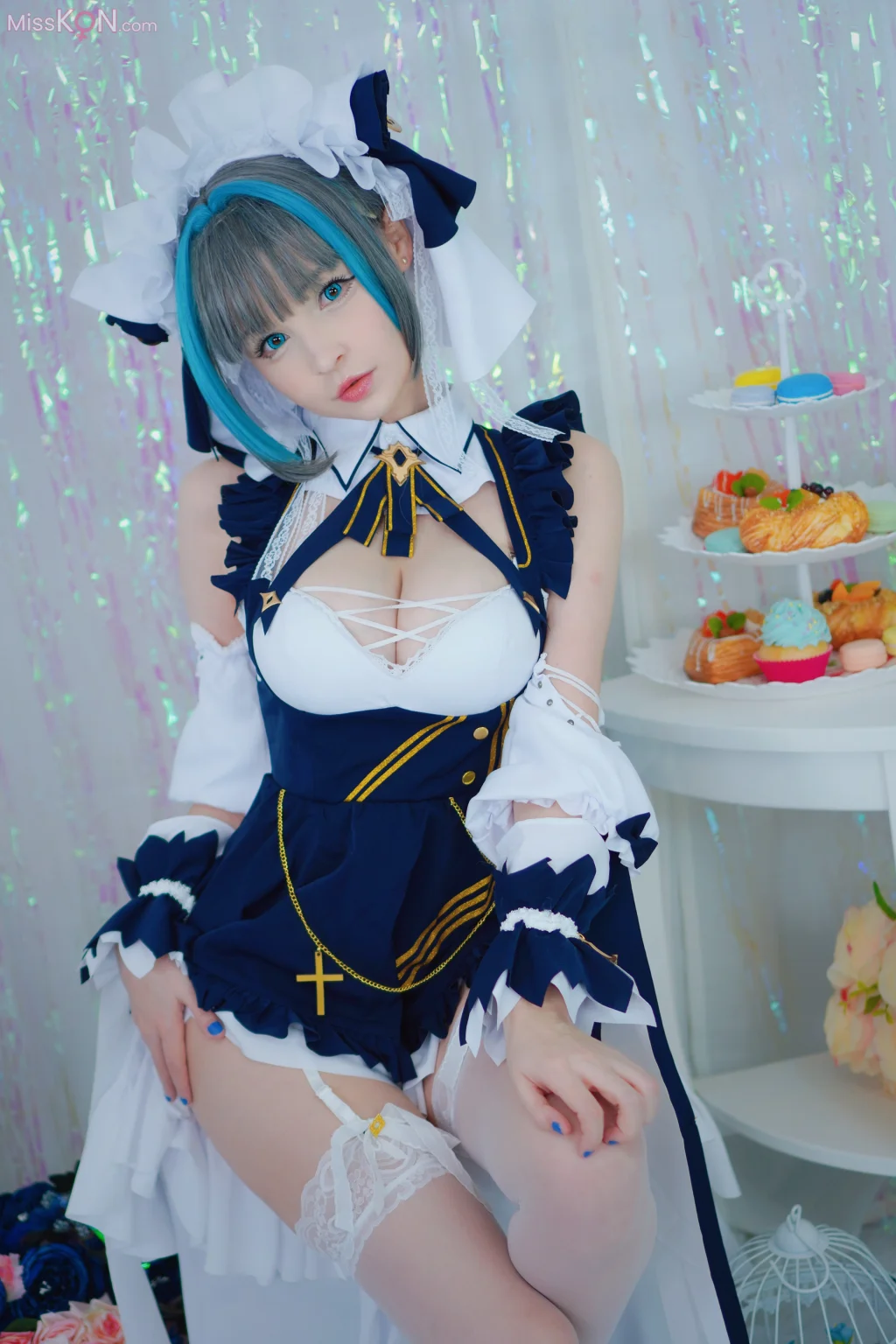 Coser@Hidori Rose: Azur Lane Cheshire (30 photos)