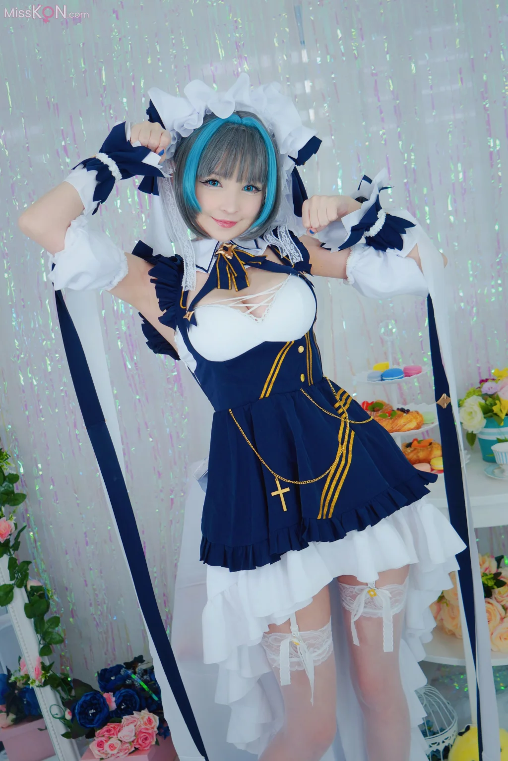 Coser@Hidori Rose: Azur Lane Cheshire (30 photos)