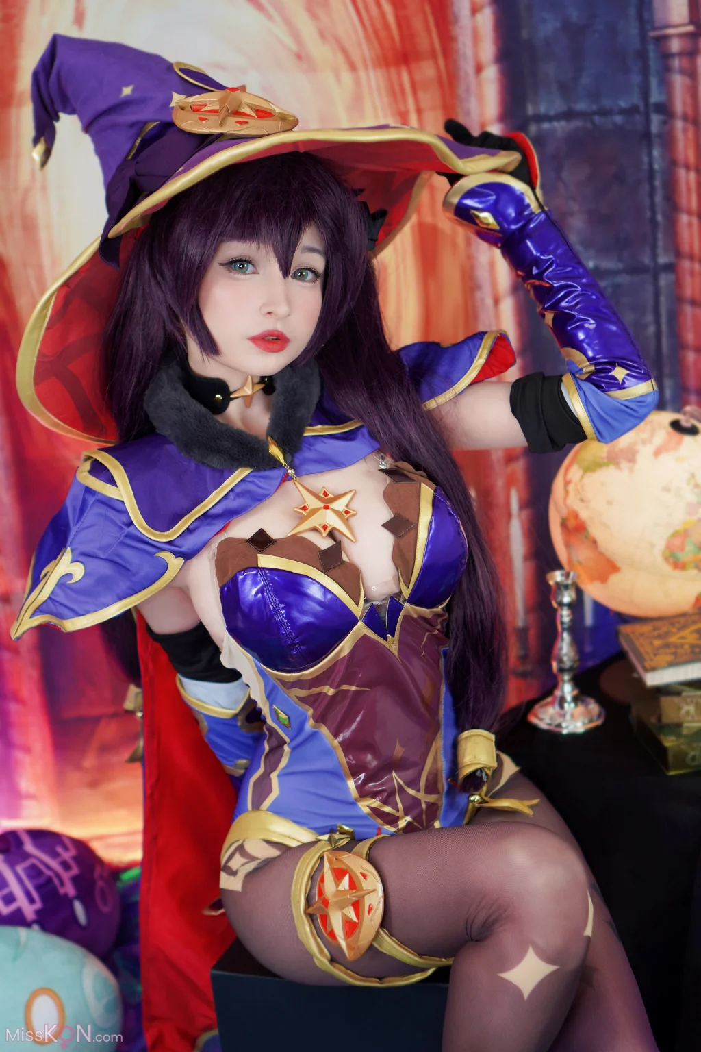 Coser@Hidori Rose: Mona Genshin (30 photos)