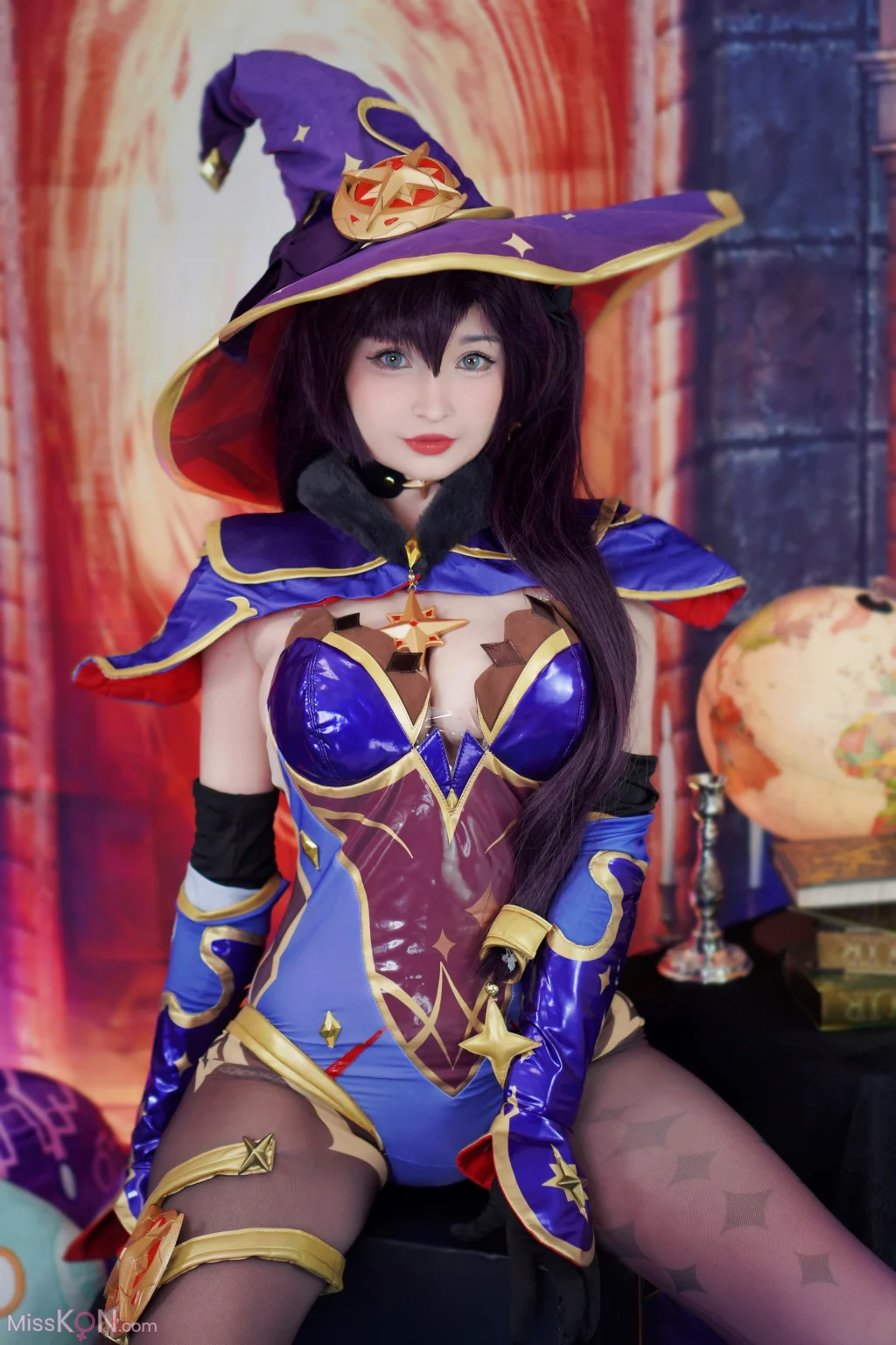 Coser@Hidori Rose: Mona Genshin (30 photos)