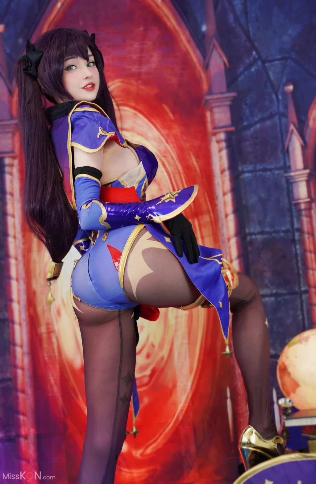 Coser@Hidori Rose: Mona Genshin (30 photos)