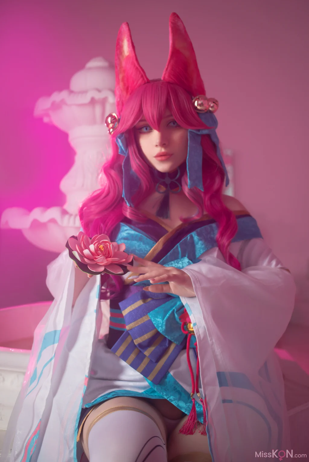 Coser@Ulichan: Ahri Spirit Blossom (52 photos)