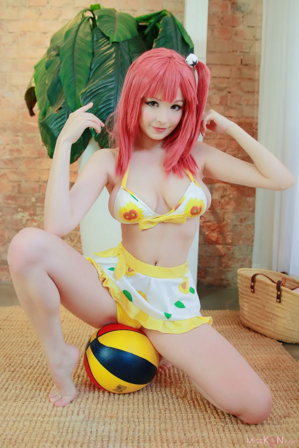 Coser@Hidori Rose: Honoka Swimsuit (46 photos)
