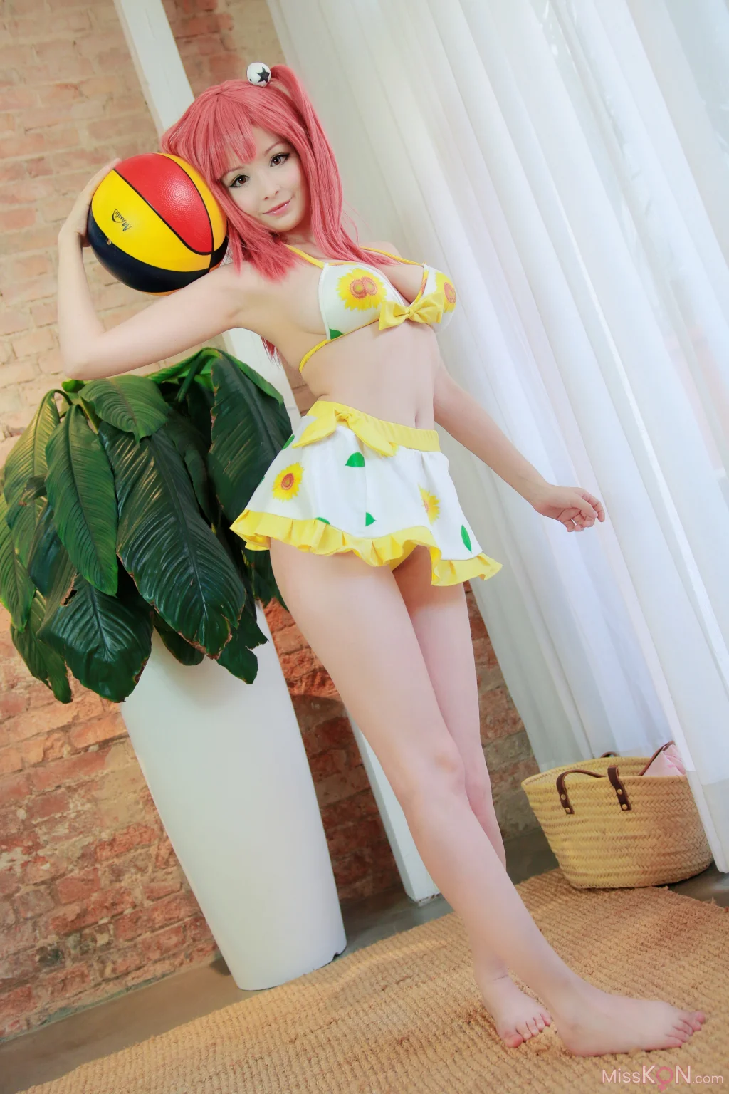 Coser@Hidori Rose: Honoka Swimsuit (46 photos)