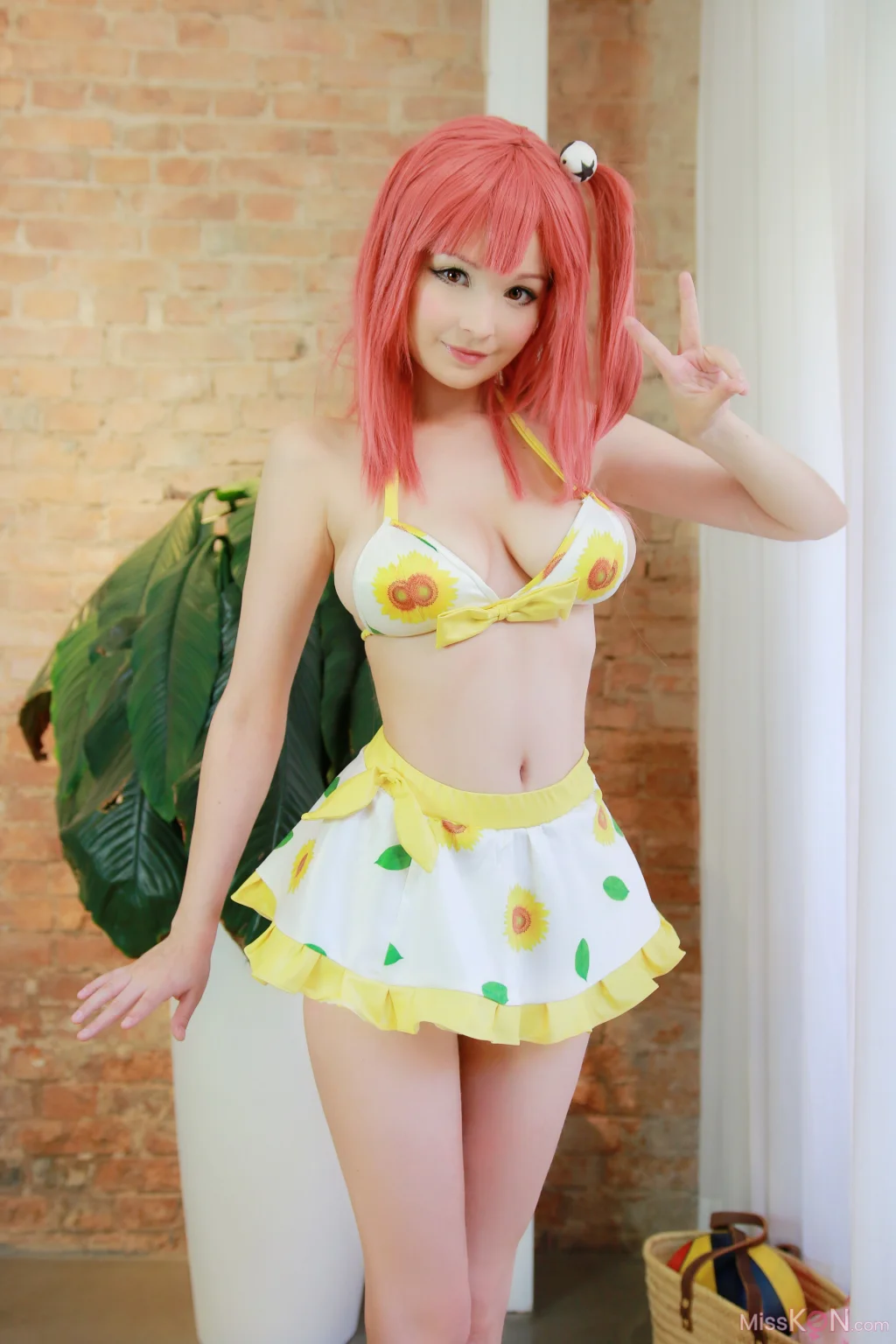 Coser@Hidori Rose: Honoka Swimsuit (46 photos)