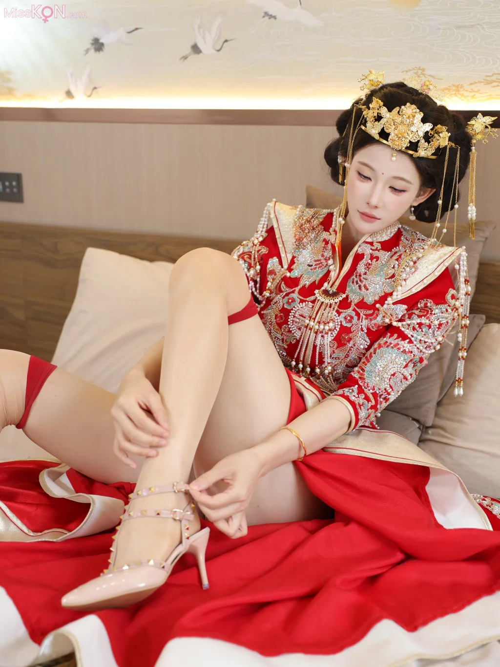 [XR Uncensored] 梨霜儿: R18 秀人网模特 秀禾服 (113 photos) – Page 3