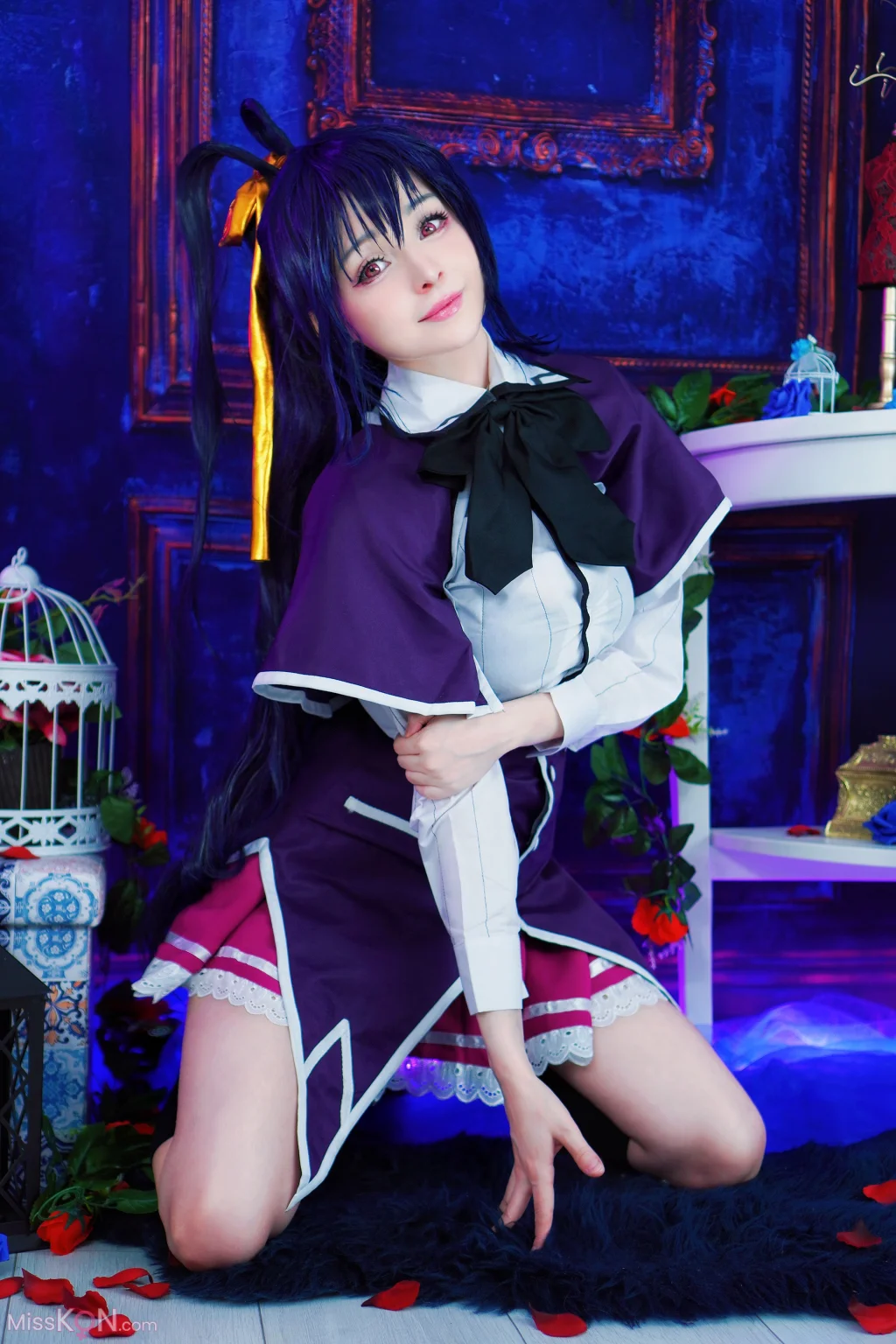 Coser@Hidori Rose: Akeno Himejima 恶魔高校姬岛朱乃 (39 photos)