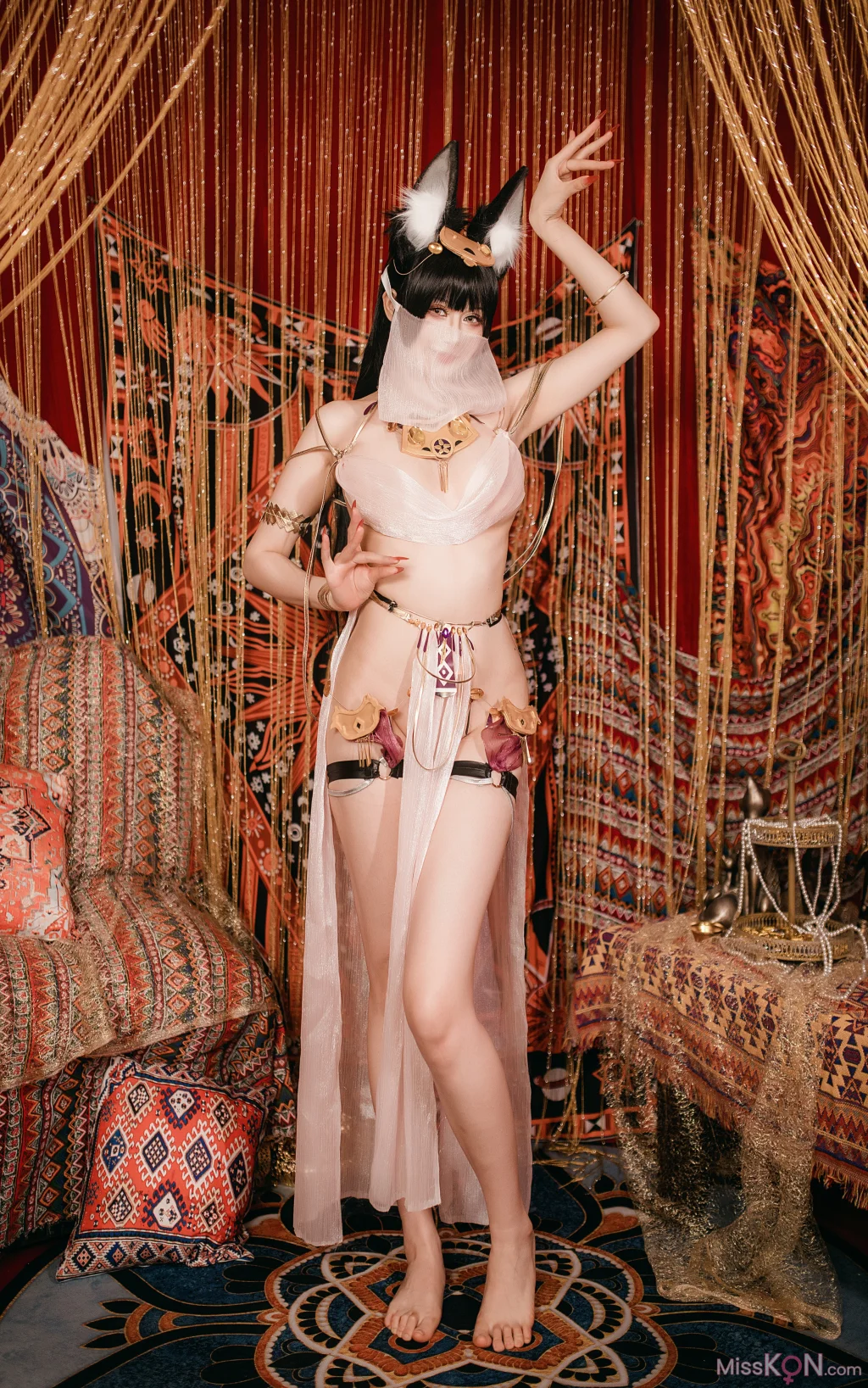 Coser@兔胖胖: 碧蓝航线 武藏舞娘 (40 photos) – Page 2