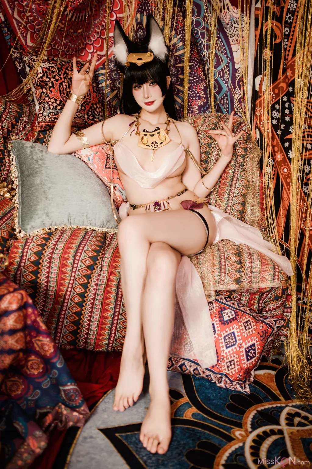 Coser@兔胖胖: 碧蓝航线 武藏舞娘 (40 photos) – Page 2