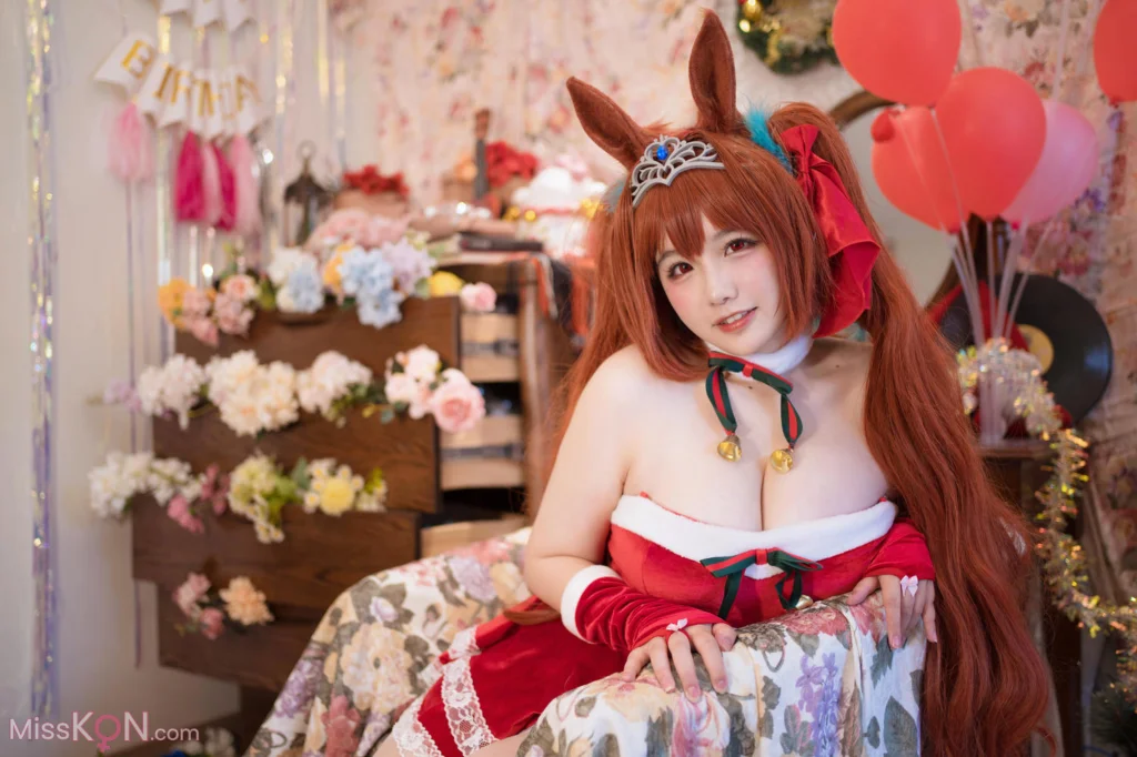 Coser@阿半今天很开心: 赛马娘 大和赤骥·绯红的星落之夜 (48 photos) – Page 3