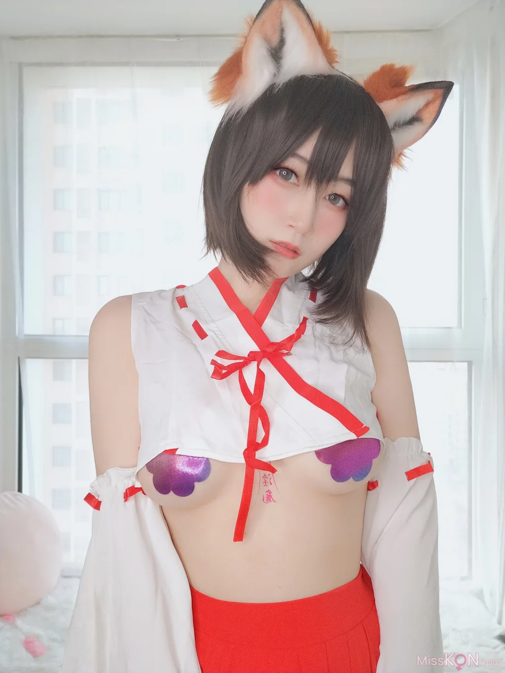 Coser@白银81: 神社小狐狸 (93 photos + 7 videos) – Page 3