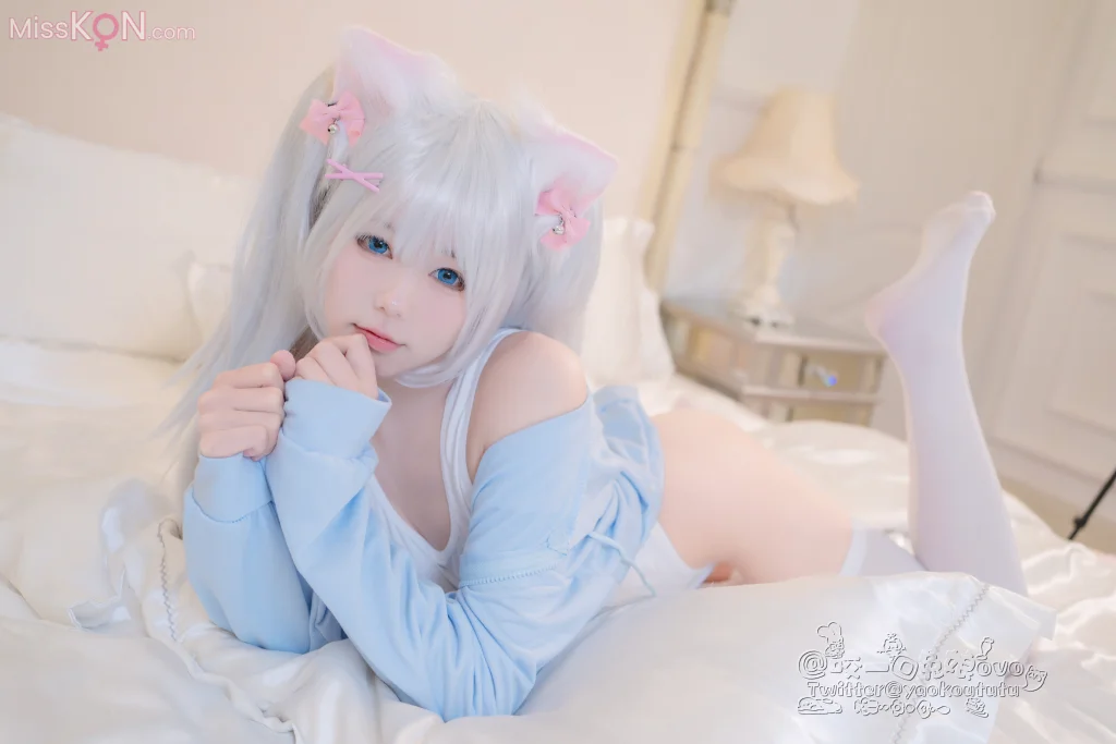 Coser@黏黏团子兔: 做你的猫 (56 photos + 1 video)