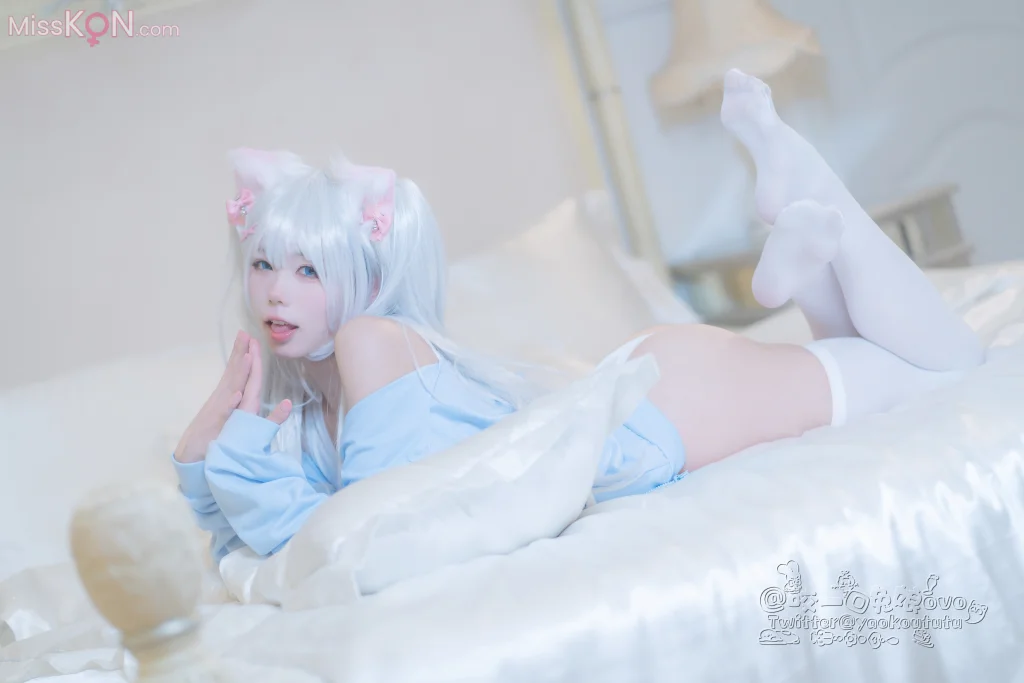 Coser@黏黏团子兔: 做你的猫 (56 photos + 1 video)