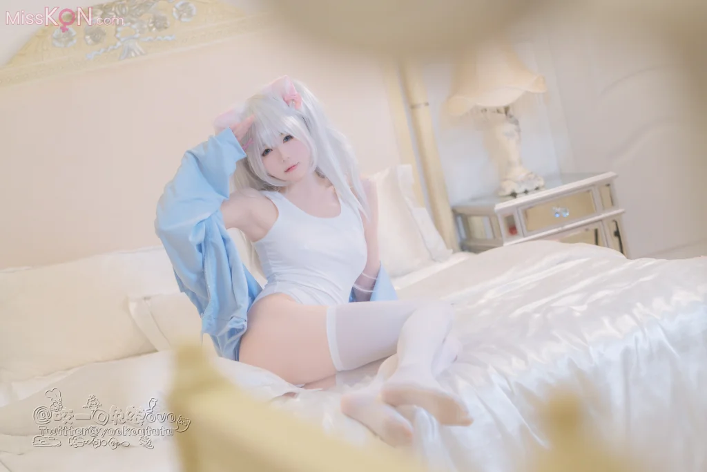 Coser@黏黏团子兔: 做你的猫 (56 photos + 1 video)