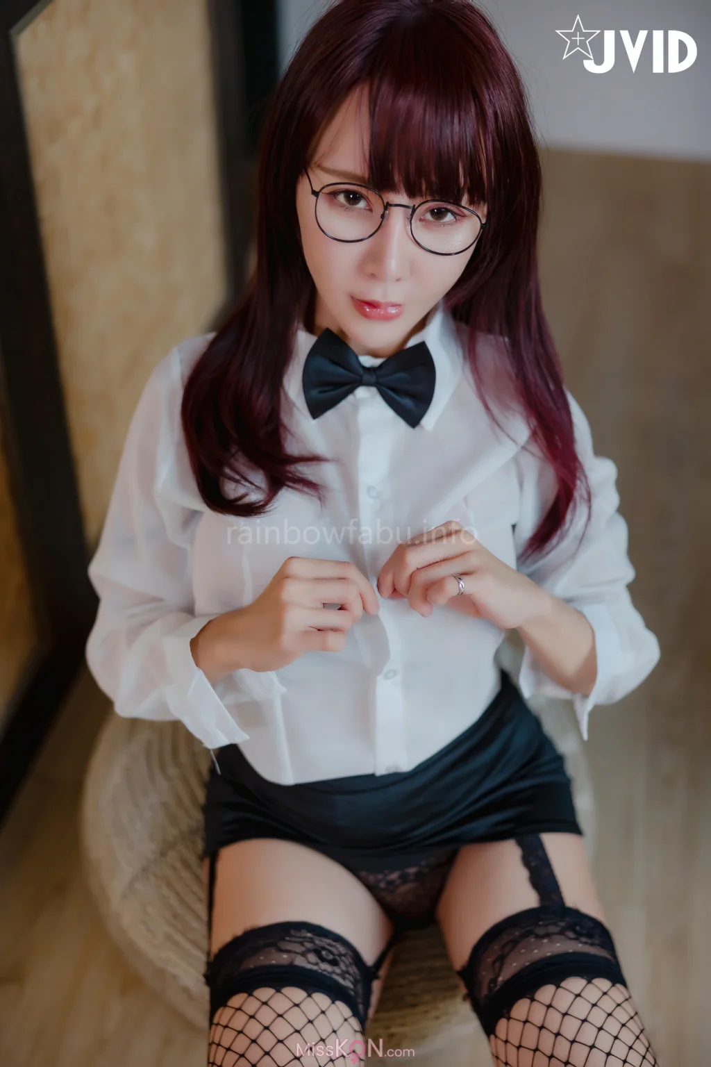 [JVID] Iouiou: 超狂新人首發全裸 吊帶網絲女秘書血脈噴張 揉搓嫩鮑放聲淫叫 (118 photos + 1 video) – Page 5