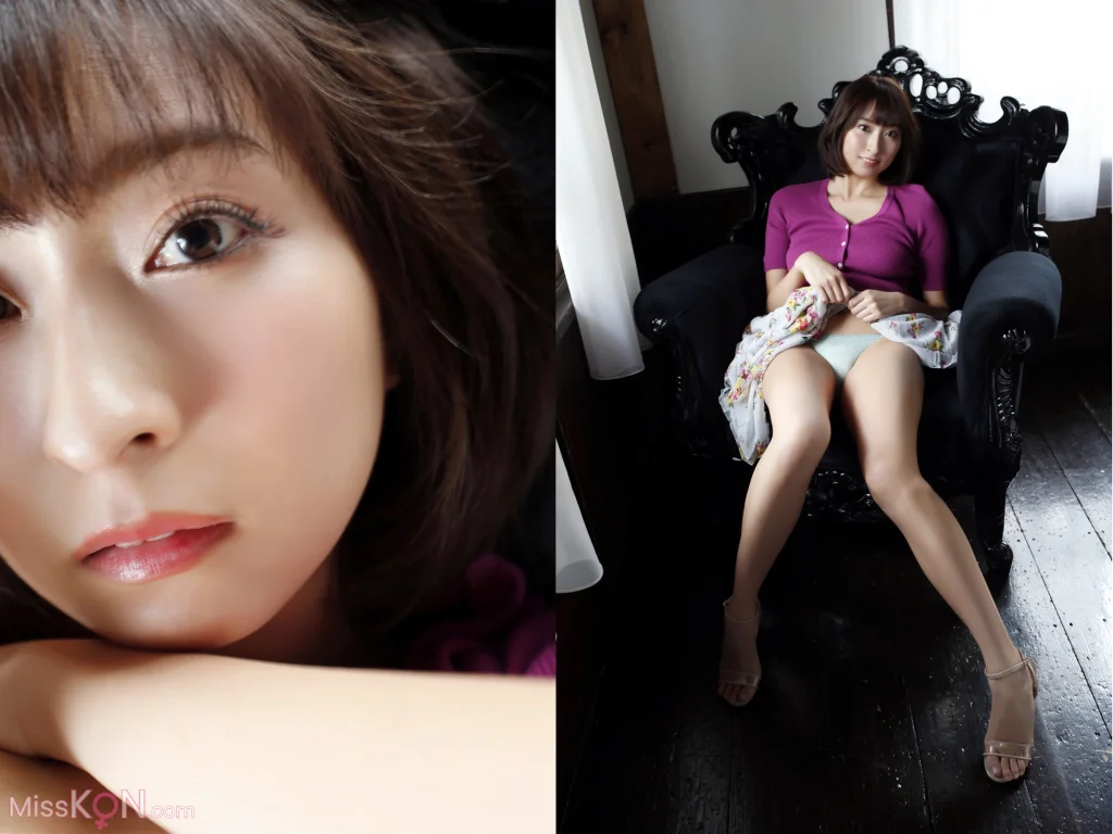 [JP] Saki Ogata (緒方咲): 週刊現代デジタル写真集 「股下85センチの誘惑」 (45 photos)