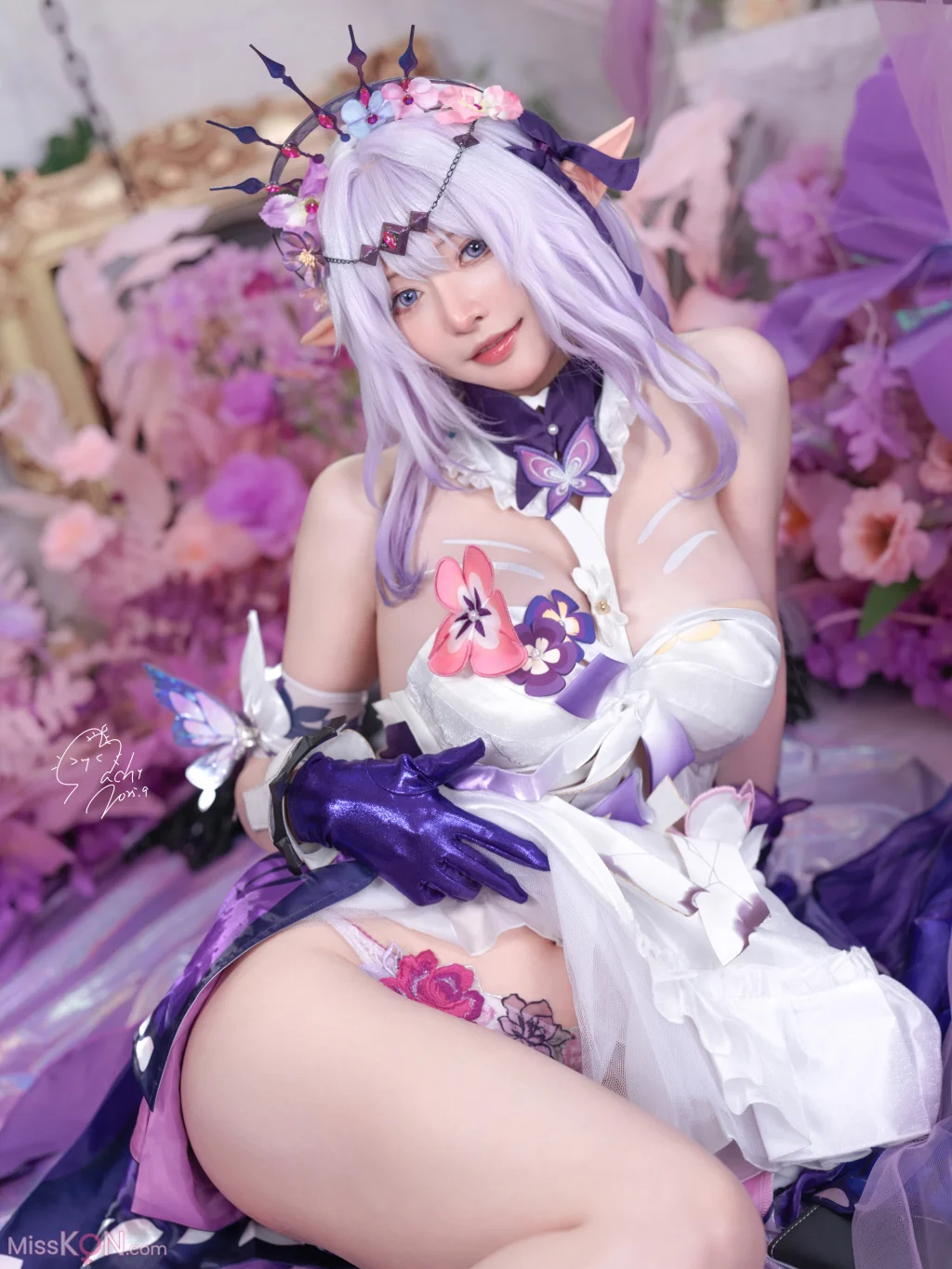 Coser@Machi馬吉: 崩壞·星穹鐵道-遐蝶の下着·第一彈 (34 photos)