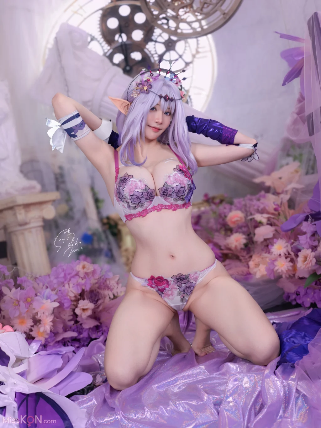 Coser@Machi馬吉: 崩壞·星穹鐵道-遐蝶の下着·第一彈 (34 photos)